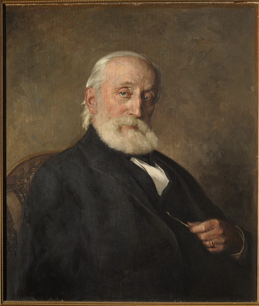 Julie Wilhelmine Hagen - Schwarz, Ritratto del Professor Leo Meyeri, Tartu Art Museum's painting collection